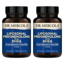 Dr. Mercola Liposomal Pregnenolone Plus DHEA, 30 Servings (30 Capsules), 50 mg Pregnenolone Per Serving, 10 mg DHEA Per Serving, Dietary Supplement, Non-GMO - 2 Pack