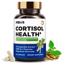 Fidus Cortisol Control Herbal Supplement for Women & Men with Ashwagandha, Magnesium, Rhodiola & L-Theanine, Daily Formula, USA Made