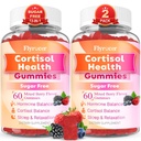 Cortisol Supplements for Women & Men, 13 in 1 Cortisol Detox, Cortisol Manager Reducer with Ashwagandha, Magnesium, L-Theanine, Cortisol Balance Gummies-Hormone Balance, Focus, Calm, zzZ, 120 Cts