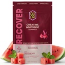 QUOR Recovery Gummies & Magnesium Gummies for Sleep, Women & Men | Vegan Melatonin-Free Nootropic with Creatine HCl, Magnesium Glycinate, Lion's Mane & Chamomile (150 Gummies,Wilde Watermelon)