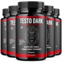 (5 Pack) Testo Dark Capsules, Official TestoDark Pills with All Natural Ingredients, Advanced Overall Health & Wellness Vitamin Supplement Formula for Max Strength Multivitamin Support (300 Capsules)