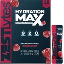 28 Sticks Salty Raspberry Sugar Free Electrolyte Hydration Packets, High Sodium Low Calorie Electrolyte Powder Drink Mix, Liquid Daily IV Flavor, 2 Hydration Factors