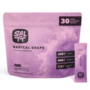 SALTT Electrolyte Powder Packets - Sugar Free Radical Grape (30 Sticks) - High Sodium Hydration Drink Mix for Keto, Fasting & Muscle Cramps - Clean Minerals, No Junk Fillers