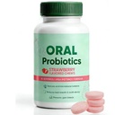 Oral Probiotics Supplement for Fresh Breath, Teeth and Gums Health, Strawberry Flavor, 60 Count (1)