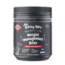 Zesty Paws Weight Management Bites for Dogs - Veterinarian Formulated - Metabolism & Appetite Control - L-Carnitine, Fiber, Postbiotics & B Vitamins - Healthy Weight Dog Supplement - 90 Count