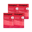 Vivioptal Active, 90 Softgels (1 Year Supply), Ginseng & Omega 3, Multivitamin & Multimineral, Gluten Free, German Formula