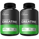 Creatine Monohydrate Capsules 5000mg, 180 Capsules, 2 Packs