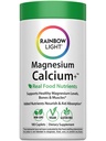 Rainbow Light Magnesium Calcium + Supplement | 180 Tablets | Real Food Nutrients & Digestive Complex | Supports Healthy Magnesium Levels, Bones & Muscles