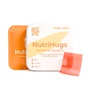 NutriHugs Immune Support Strips - Vitamin C, Elderberry and Beta Glucan - Fast-Dissolving Oral Thin Film Strips - Sugar-Free, Vegan, Non-GMO - Doctor-Formulated - 30 Count
