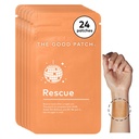 The Good Patch Rescue Recovery Patch, Natural Patch with DHM, Vitamin B1, and Green Tea, Plant-Powered Wearable Wellness, Support After a Night Out (24 Total Patches)