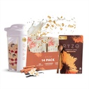 RYZE SUPERFOODS Mushroom Medium Roast Coffee (30 Servings) + Mushroom Overnight Oats (14 Servings), USDA Organic with 6 Adaptogenic Mushrooms