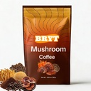 Bryt Mushroom Coffee with 6 Adaptogenic Mushrooms + Collagen | Steady Energy, Focus & Immunity Support, 6.35 oz(1pcs)