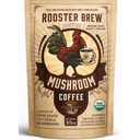 Premium Coffee + Focus & Energy with 1200mg Lion’s Mane & Chaga, Organic Mushroom Coffee (Not Instant), Organic Medium Roast Ground Arabica, Low Caffeine & Low Acid, 10oz – Rooster Brew