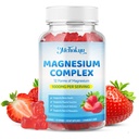 Magnesium Complex Gummies 1000mg | 12-in-1 Magnesium Complex Supplement with Glycinate, Citrate, Malate & Taurate Supports Muscle Function, Bone Health, Rest & Relaxation – Strawberry Flavor, 60 Count