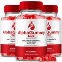 AlphaGummy Pro, Official AlphaGummy for Men - Maximum Strength Performance, All Natural Support Overall Health and Wellness, AlphaGummyPro Advanced Formula Gummies, Alpha Gummy Reviews (3 Pack)