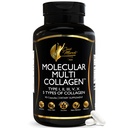 Cocó March N.M.D. Molecular Multi-Collagen - Types I, II, III, V & X – Hair, Skin, Nails & Joint Support for Women & Men – Low Molecular Weight Collagen, Gluten Free, Dairy Free, Soy Free, 90 Capsules