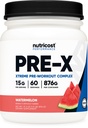 Nutricost Pre-Workout Xtreme, Watermelon, 60 Servings, Vegetarian, Non-GMO and Gluten Free (Pre-X)