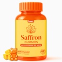 Loom Saffron Gummies with Vitamin D3 & B12 – Natural Mood & Energy Support for Emotional Balance and Stress Relief – Tropical Mango, 60 Count (60 Count, Mango)