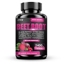 Beet Root Capsules | 2400mg Beetroot Powder + Black Pepper 95% Piperine | Circulation & Daily Energy Support* | 60 Capsules