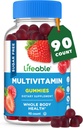 Lifeable Sugar Free Multivitamin Gummies | with Iron Vitamin A, C, D, E, Niacin, B6, Folate, B12, Biotin, Pantothenic Acid, Zinc | Great Tasting Adult Multivitamin Gummy | 90 Gummies