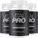 (3 Pack) Vital Pro Capsules - Advanced VitalPro Advanced Premium Formula Support Pills - Maximum Strength, All Natural Supplement for Overall Health & Wellness Reviews, 180 Capsules for 3 Months