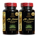Saw Palmetto 1000mg – Daily Support for Men Seeking Balance with Herbal Tradition - Advanced Formula Saw Palmetto Extract – 2 Bottles 200 Counts