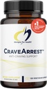 Designs for Health CraveArrest - L-Tyrosine anti-gravure supplément avec 5-HTP, B6, Rhodiola, B12 - Conçu pour la sérotonine + Dopamine support (120 capsules)