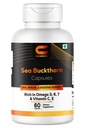 Sea Buckthorn Capsules 1000 mg with Omega 3, 6, 7 | Vitamins C & E | Skin Health, Immune Support & Overall Wellness Suppliments | 60 Vegan Capsules