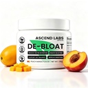 DeBloat Powder, Daily Debloat Powder for Digestive Health - Targets Bloating & Water Retention - Peach Mango Flavor - 30 Servings (1PCS)