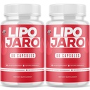 (2 Pack) Lipojaro Capsules, Official Lipo Jaro Pills with Natural Ingredients, Advanced Formula Health & Wellness Support Vitamin, Max Strength Active Lifestyle Multivitamin Supplement (120 Capsules)