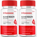 (2 Pack) Glycowan Capsules, Glycowane Advanced Blood Formula Supplement Pills, Glyco Wane Premium Blend Glycogen Maximum Strength All Natural Ingredients Healthy Circulation Wellness Support (120 Ct)