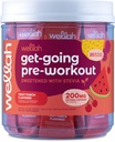 Wellah Get-Going Pre-Workout Stickpacks (Fruit Punch) 20 Servings | With Citrulline Malate and L-Theanine, 200mg of Natural Caffeine & 1000mg of Beta-Alanine
