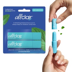 Inhalateur de soulagement de la nausée - Prenez le contrôle de la maladie du mouvement, de la maladie du matin, des médicaments, du stress - Voyage rapide, naturel, sans médicament, non-navigant et portable essentiel - Pack de 2 inhalateurs