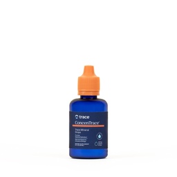 Trace Minerals ConcenTrace Mineral Drops - Supplément liquide pour le soutien des os et des articulations - Aides Hydratation et restauration des électrolytes - Non aromatisé, 2 fl oz (24 portions)