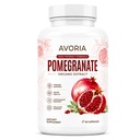 Avoria Organic Pomegranate Extract Capsules - Pomegranate Supplement with Vitamins, Minerals & Botanicals, Antioxidant Support, Morning Energy, Daily Nutrition & Night Recovery Support (1)