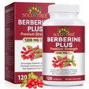 Berberine Supplement, Berberine HCI 1200 mg with Royal Jelly, 120 Veggie Capsules, 60-Day Supply, Non-GMO, Gluten-Free