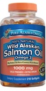 Amerivite Pure Alaska 600mg Omega-3 Wild Alaskan Salmon Oil Softgels