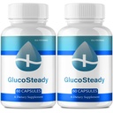 Gluco Steady Capsules, Official GlucoSteady Support Supplement Pills - Maximum Strength, All Natural Healthy Circulation & Stable Levels, Advanced Formula Gluco Steady Health Reviews (2 Pack)