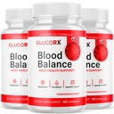 (3 Pack) GlucoRX Blood Balance Capsules, Official GlucoRX Blood Support Pills with All Natural Ingredients, Advanced Health & Wellness Support Formula with Max Strength Multivitamins (180 Capsules)
