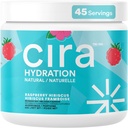 Cira Hydration Powder (45 Servings) - Natural Electrolyte Powder & Drink Mix, Naturally Flavored & Sweetened with Stevia & Himalayan Salt - Raspberry Hibiscus