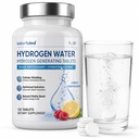 Hydrogen Water Tablets - for Energy & Vitality, Supports Brain & Cognitive Health, 120 Tablets