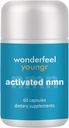 Wonderfeel Youngr NMN Supplement, 60 Count | Vegan capsules with NMN, TMG, quercetin, and resveratrol for a simple daily supplement routine