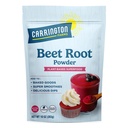 Carrington Farms Beet Root Powder - Superfood for Pre-Workout, Smoothies & Natural Food Coloring | Dietary Nitrate Source for Athletes & Endurance | Vegan, Non-GMO, Gluten-Free