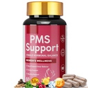PMS Support Supplement for Women - Supports Hormonal Balance, Mood, Bloating, Energy with Chasteberry, DIM, Ashwagandha, Black Cohosh, Lemon Balam - 60 Capsules