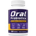 Oral Probiotics for Mouth Bad Breath for Adults, Fresh Breath, 120 Lozenges | 52.5 Billion CFU Oral Probiotics with FOS, XOS for Oral Health, Teeth and Gums & Gut Health, Mint Flavor