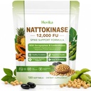Nattokinase Supplement 12,000 FU with Serrapeptase & Lumbrokinase, Bromelain, CoQ10, D3 K2 Magnesium, Spike D3tex, Heart, Circulation & Digestive Support, 120 Softgels