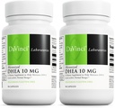 DAVINCI Labs Micronized DHEA 10mg - Helps to Support Healthy Aging, Hormone Balance, Brain Health, Thyroid Function & More - Vegetarian, Gluten-Free - 90 Capsules (Pack of 2)