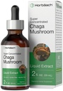 Horbaach Chaga Mushroom Extract | 2 Fl Oz | Liquid Drops Tincture | Alcohol Free | Vegetarian, Non-GMO & Gluten Free