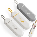 3 Packs Pill Organizer 3 Compartiments Portable Pill Case Travel Hydraure Proof Pill Box for Comprimés Vitamines Cod Foie Suppléments d'huile et médicaments