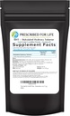 Prescribed For Life BHT Powder, Powdered Butylated Hydroxytoluene for Food Preservation, Vegan, Gluten Free, Non GMO, Unbleached, Soy Free (4oz / 113g)